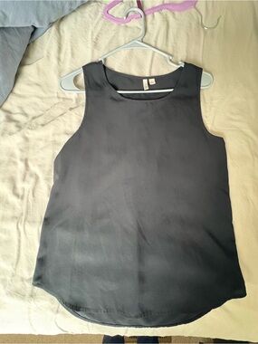 Frenchi Black Sleeveless Tank Top
